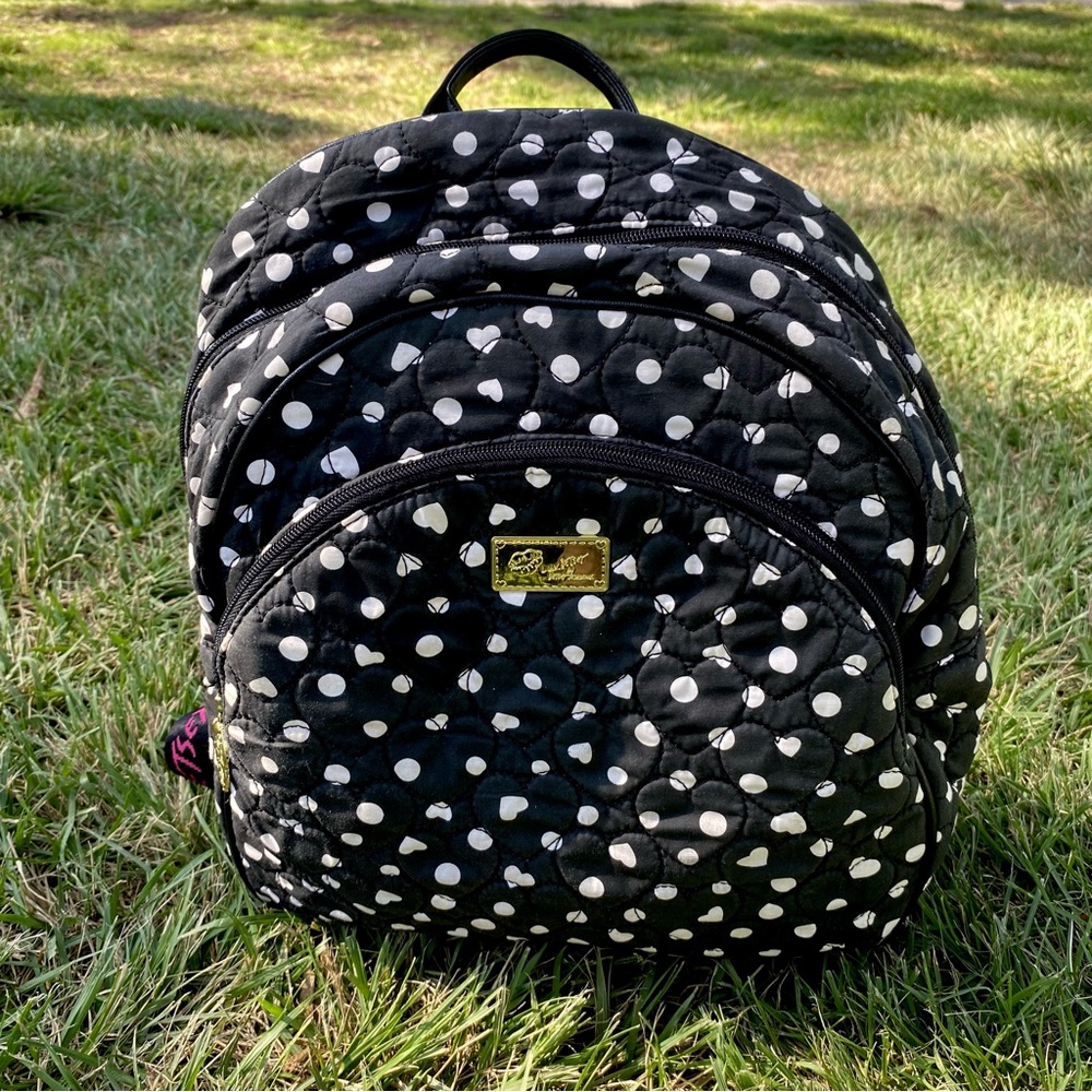 Betsy Johnson Polka dot Backpack